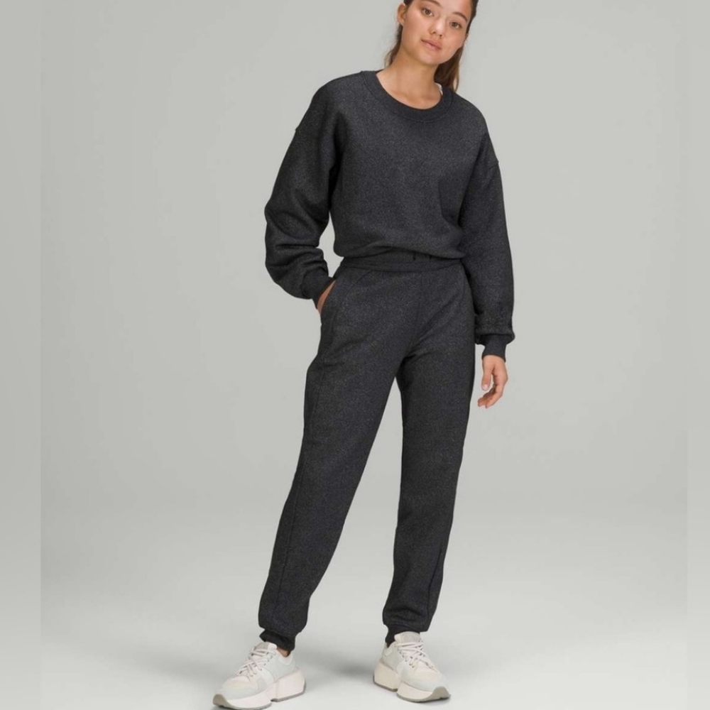 Lululemon Scuba Jogger High Rise Sparkle size 0 Black Spark